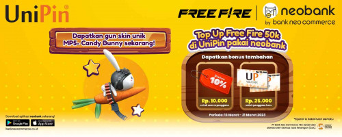 Dapatkan Gun Skin Unik MP5- Candy Bunny dari neobank!